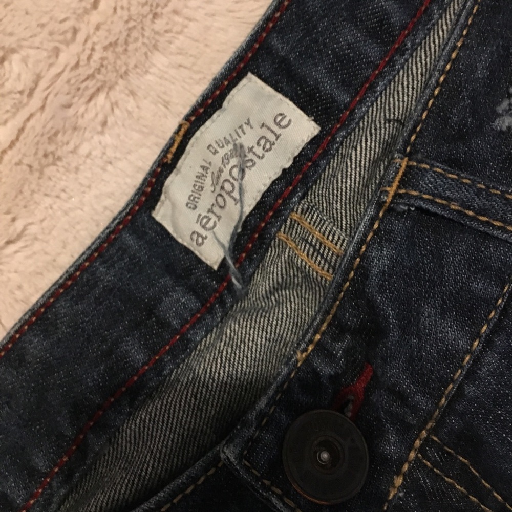 Aeropostal dark denim jean shorts - Picture 3 of 3